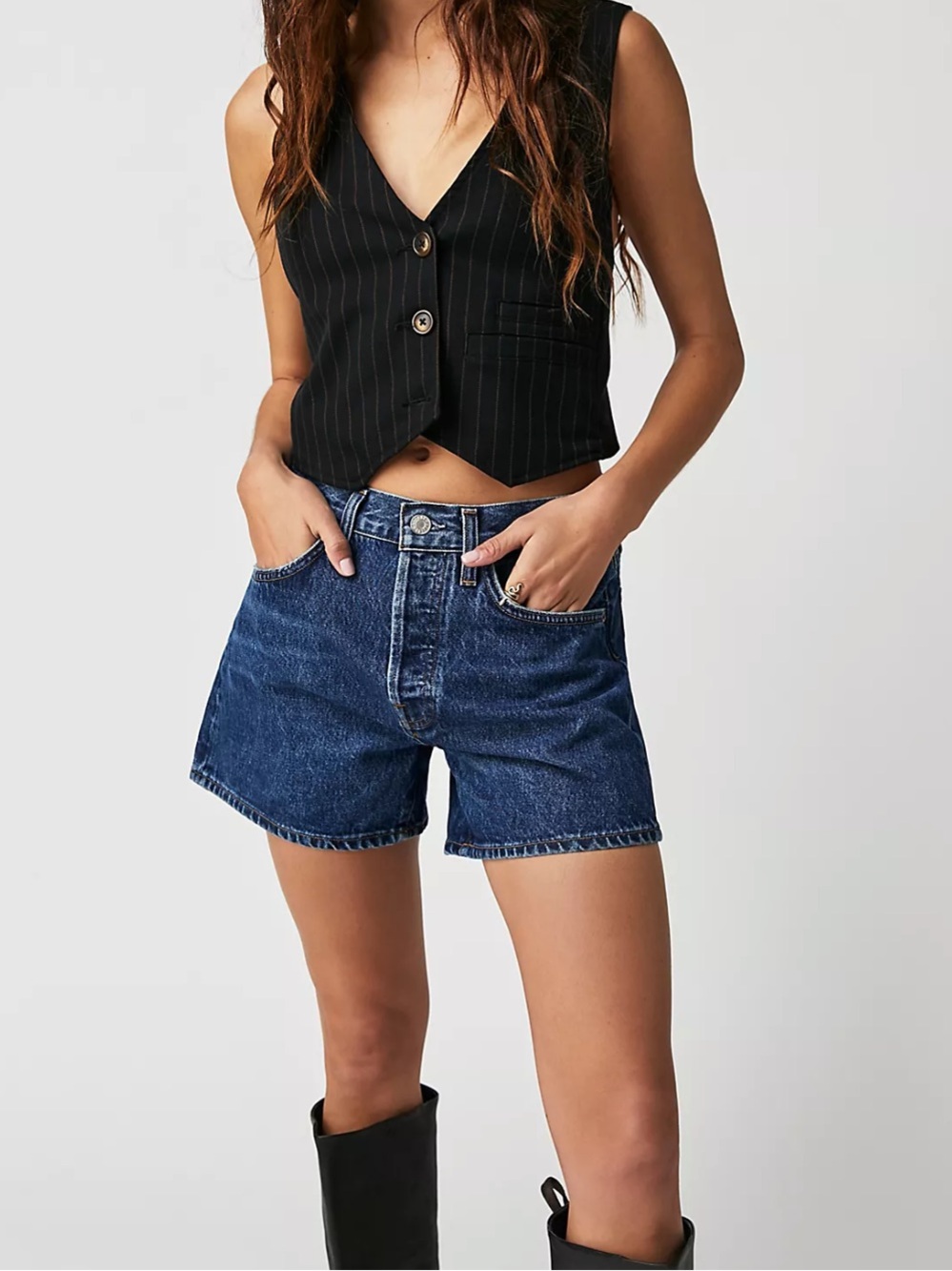 Agolde Parker Long Shorts